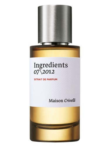 Ingredients 07-2012 Maison Crivelli — аромат