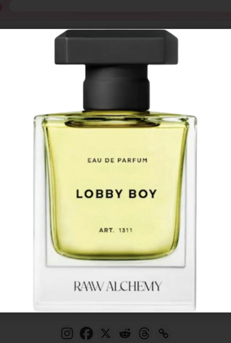 Lobby Boy RAAW Alchemy — аромат