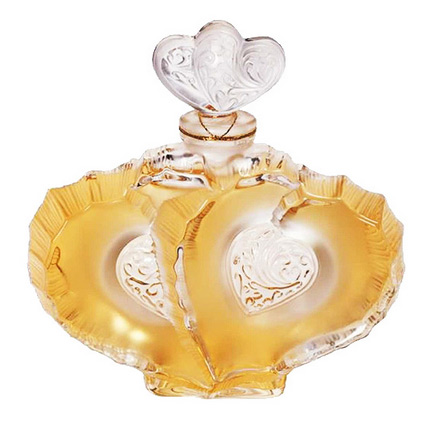 Lalique de Lalique Deux Coeurs Crystal Flacon Lalique
