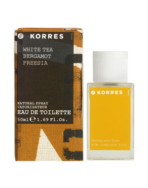 White Tea Bergamot Freesia Korres — аромат