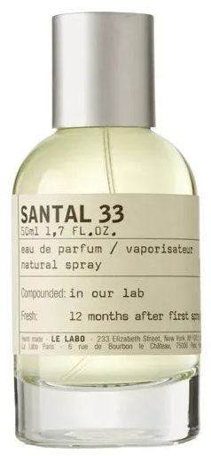 Santal 33 Le Labo — аромат