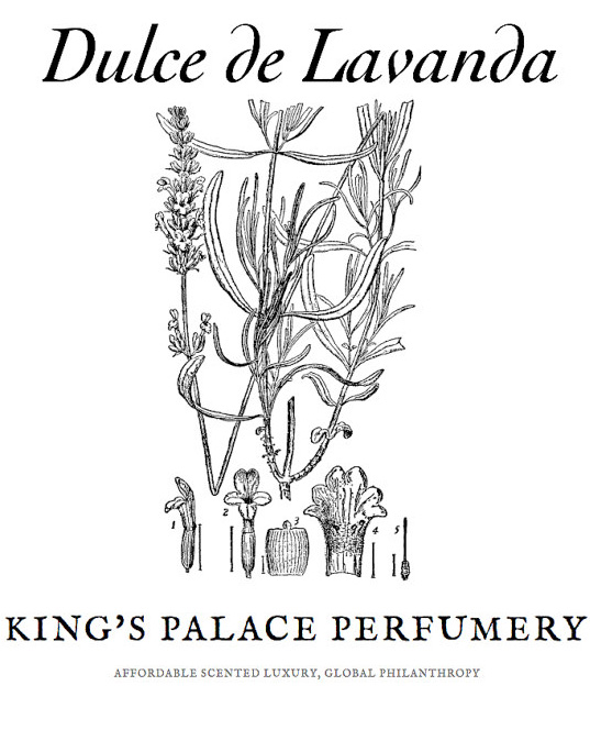 Dulce de Lavanda King's Palace Perfumery — аромат