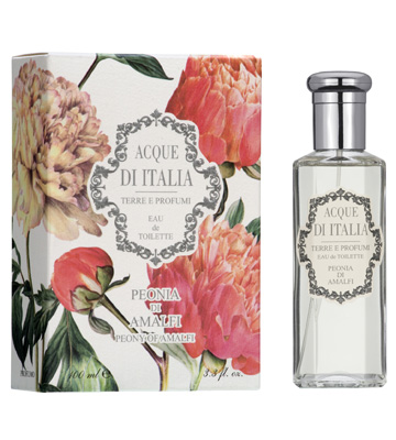 Peonia di Amalfi Acque di Italia — аромат