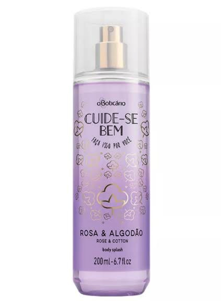 Cuide-se Bem Rosa e Algodão O Boticário — аромат