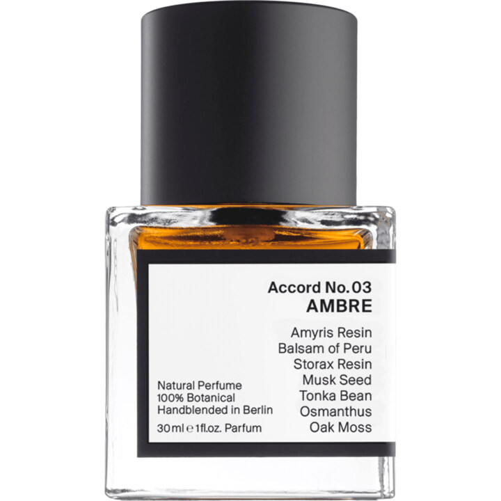 Accord No. 03: Ambre RAER Scents — аромат
