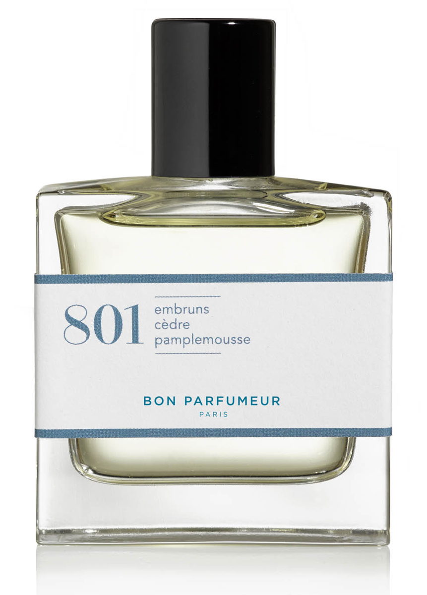 801 sea spray, cedar, grapefruit Bon Parfumeur — аромат