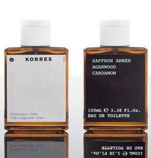 Saffron Amber Agarwood Cardamom Korres — аромат