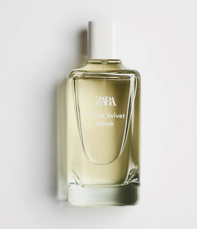 Yellow Velvet Splash Zara