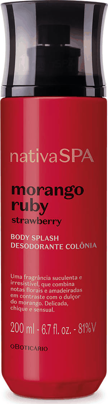 Morango Ruby O Boticário — аромат
