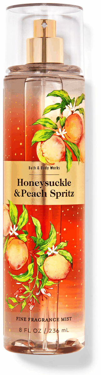 Honeysuckle & Peach Spritz Bath & Body Works — аромат