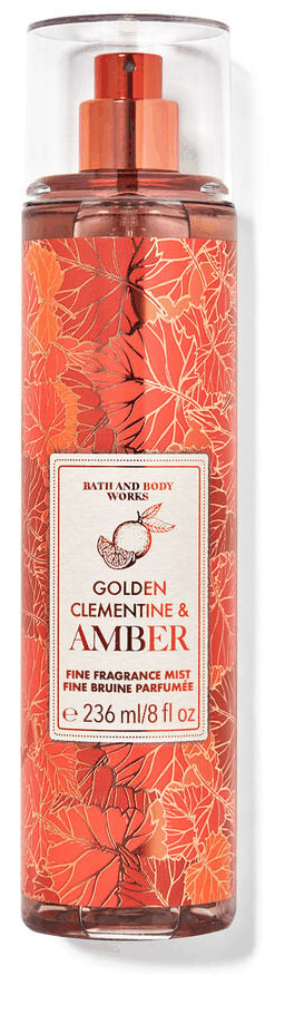 Golden Clementine & Amber Bath & Body Works — аромат