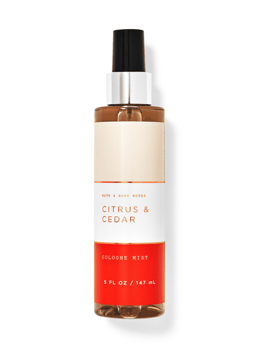 Citrus & Cedar Cologne Mist Bath & Body Works — аромат